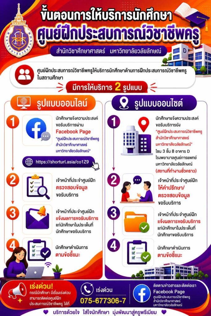 ขั้นตอนขอรับบริการศูนย์ฝึก